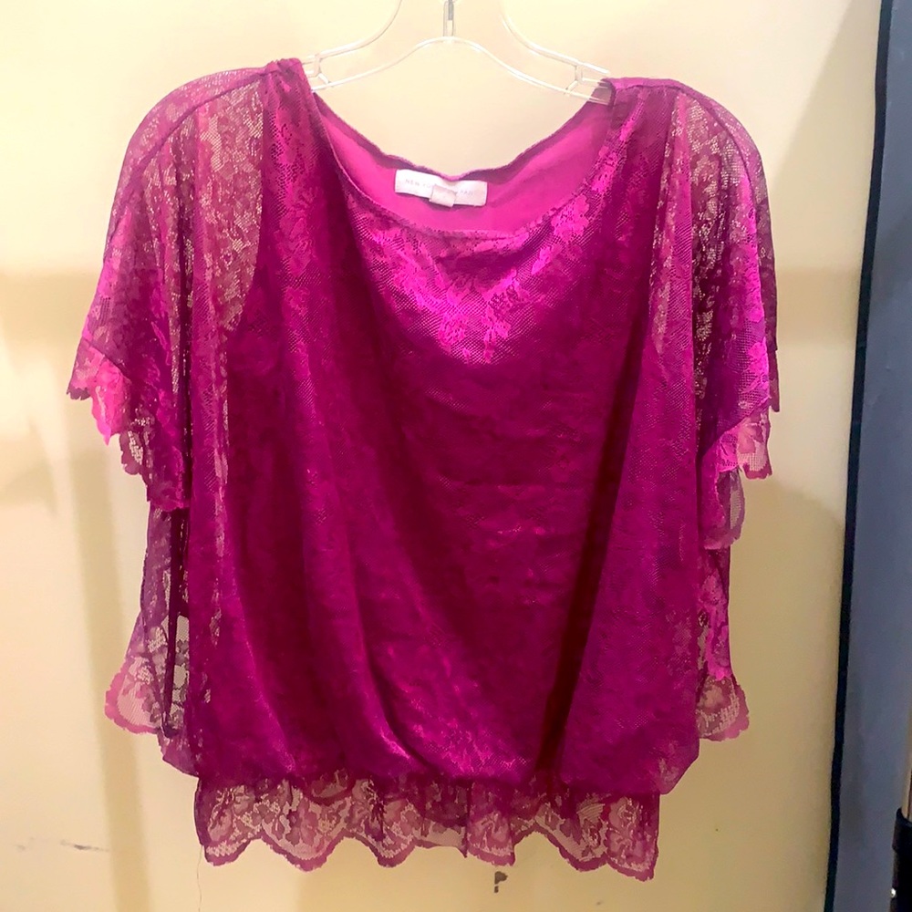 NY&Co floral lace print top